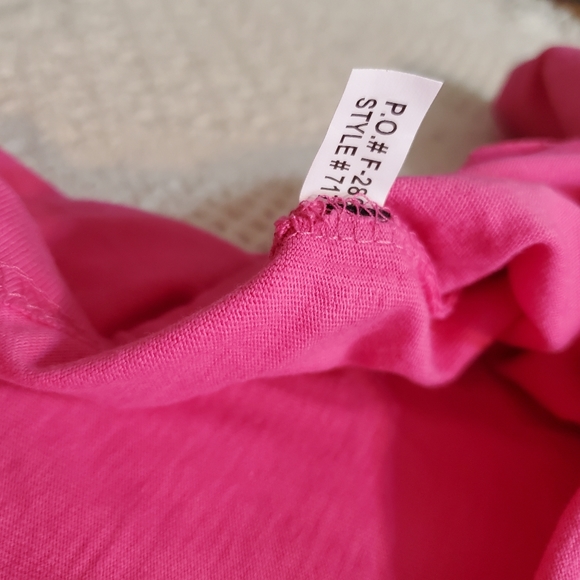 Womens fuchsia pink oversized Pennant sportswear Arlington sweatshirt sweater - Picture 12 of 16